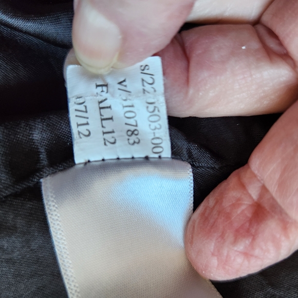 Banana Republic Women's Button-Up Lined Color Block Blazer/Jacket Black/Tan PXS - Picture 7 of 11